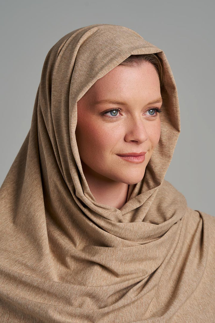 Beach Shawl | Dark Taupe Heather