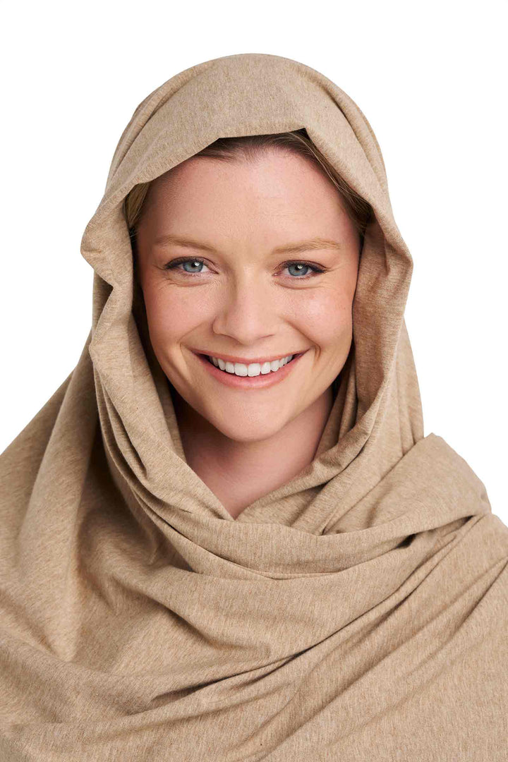 Beach Shawl | Dark Taupe Heather