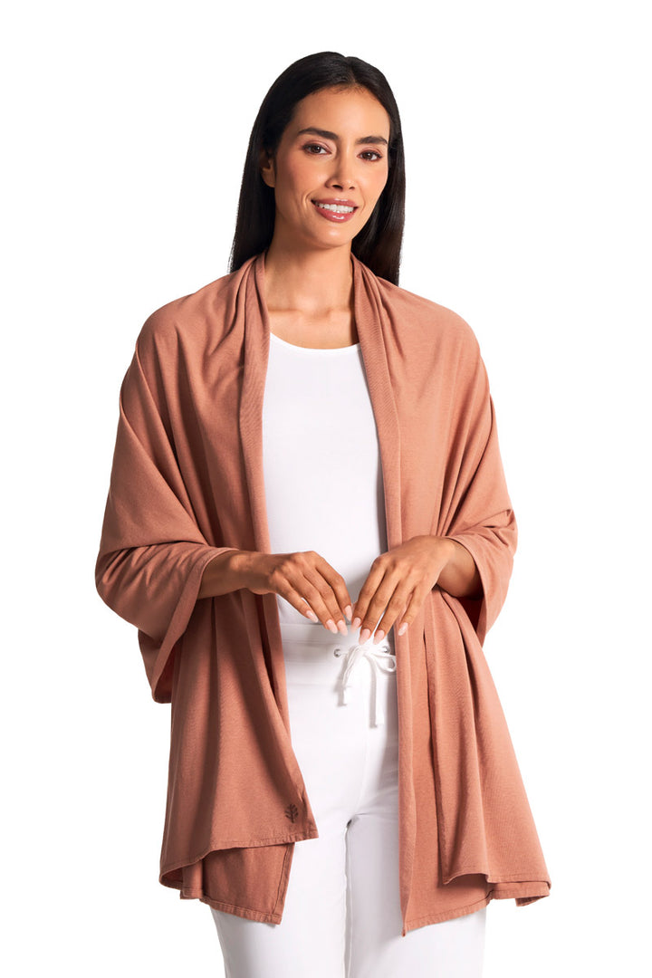 Beach Shawl | Mocha Mousse