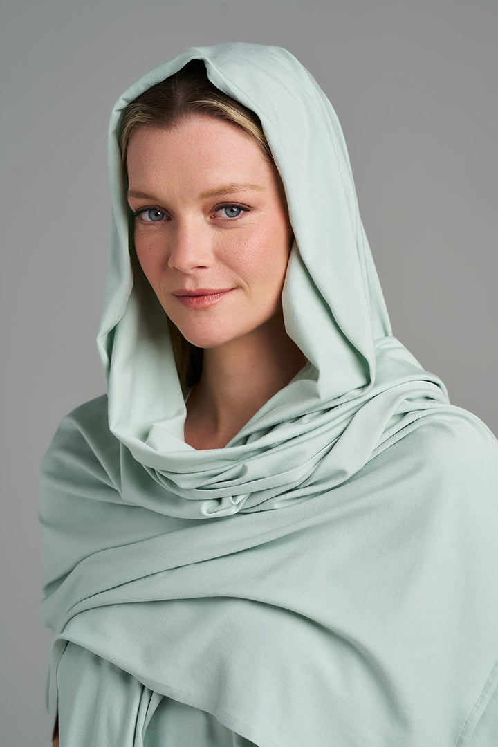 Beach Shawl | Misty Aqua