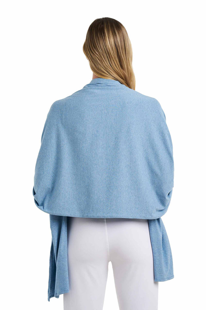 Beach Shawl | Light Blue Heather