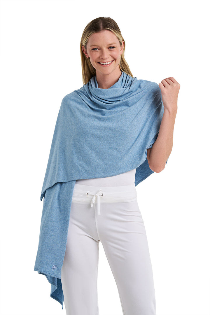 Beach Shawl | Light Blue Heather