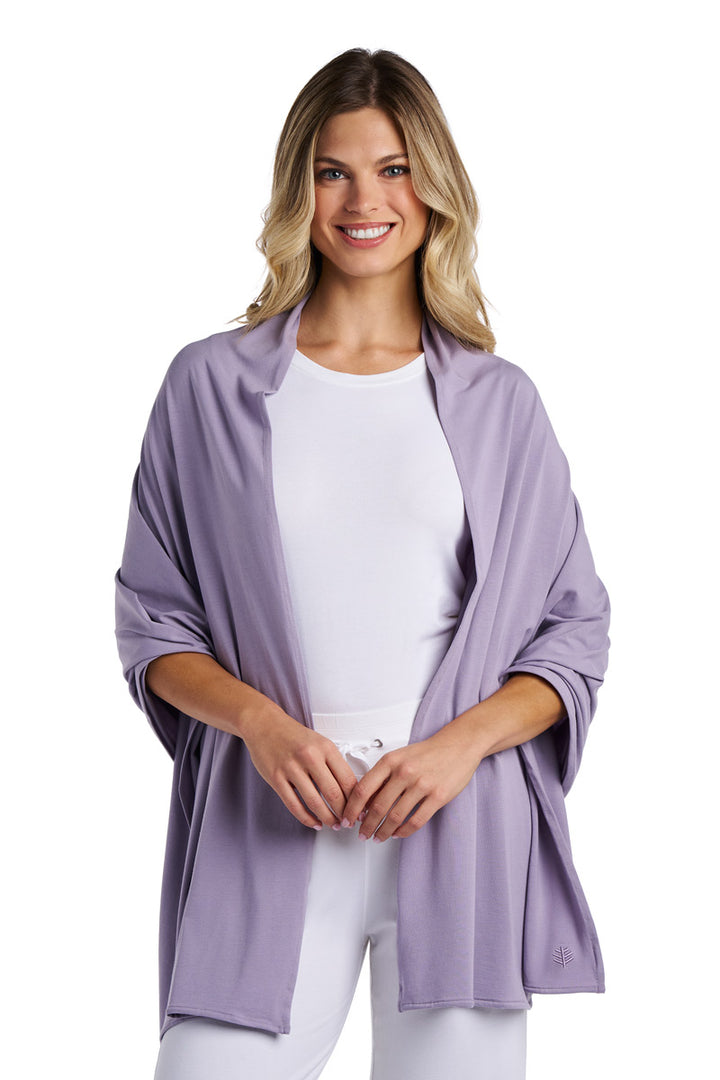 Beach Shawl | Lavender Gray