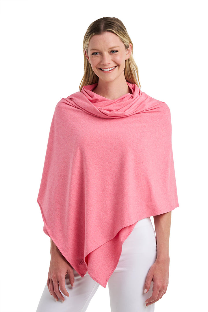 Beach Shawl | Flamingo Pink Heather