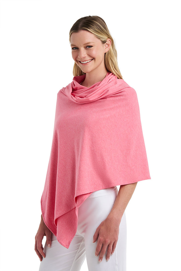 Beach Shawl | Flamingo Pink Heather