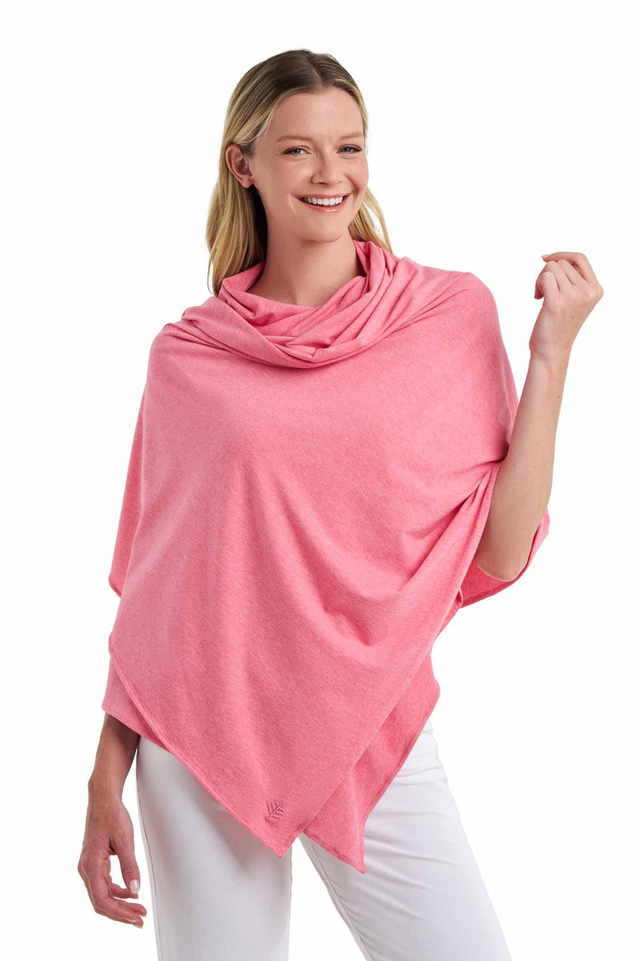 Beach Shawl | Flamingo Pink Heather