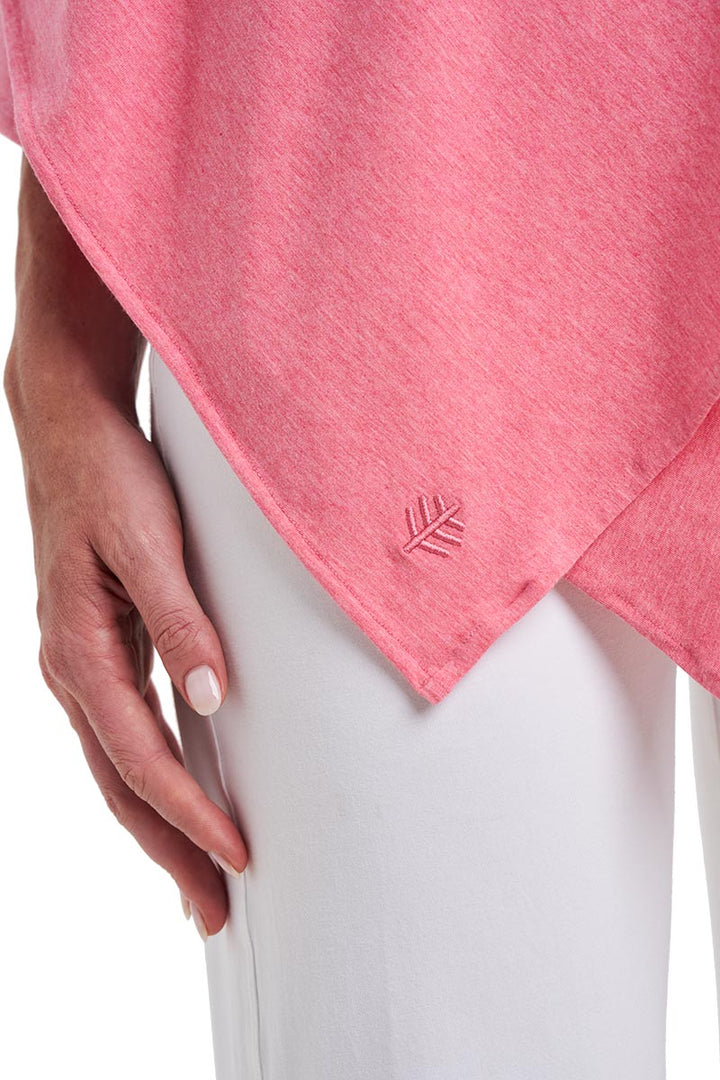 Beach Shawl | Flamingo Pink Heather