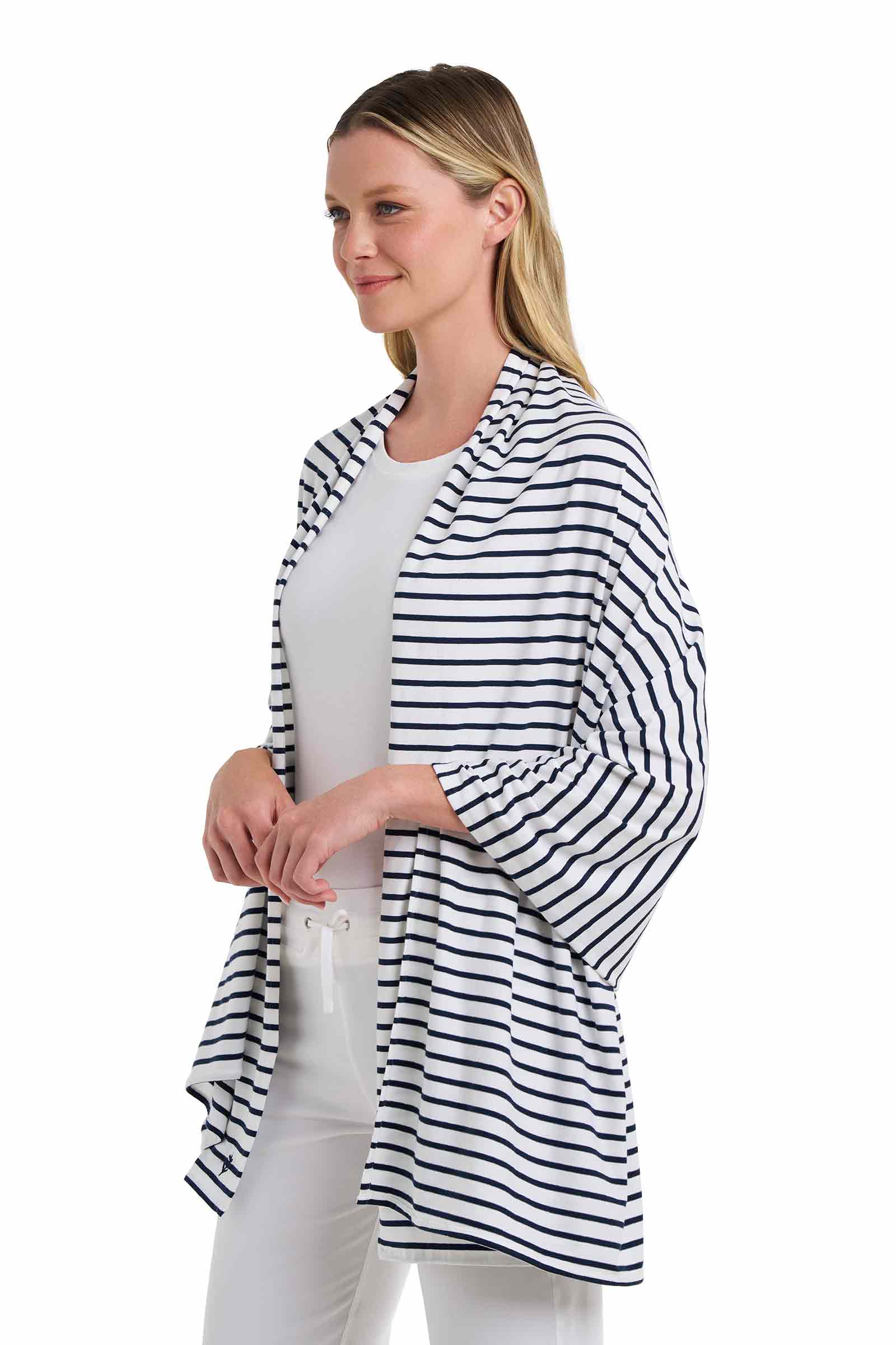 Color_ White/Navy Stripe