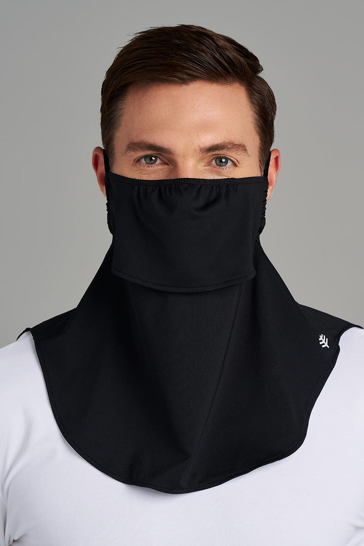 UV Face Mask with Neck Coverage | Black