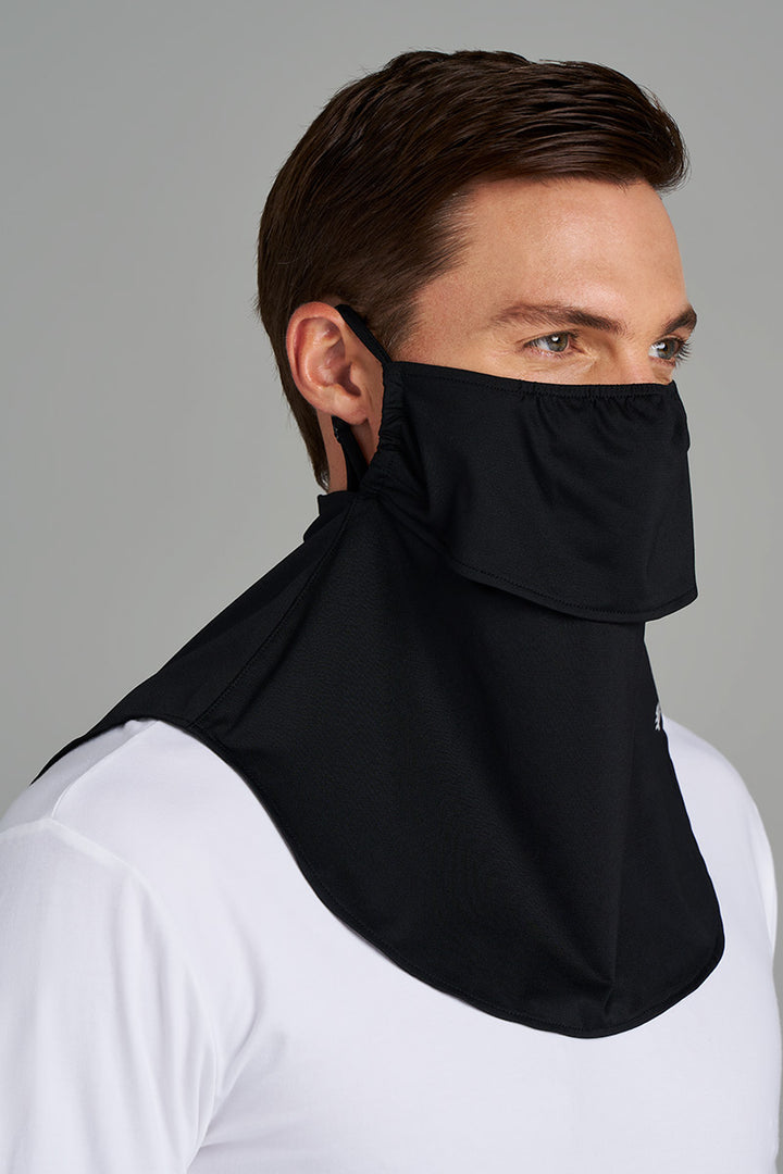 UV Face Mask with Neck Coverage | Black