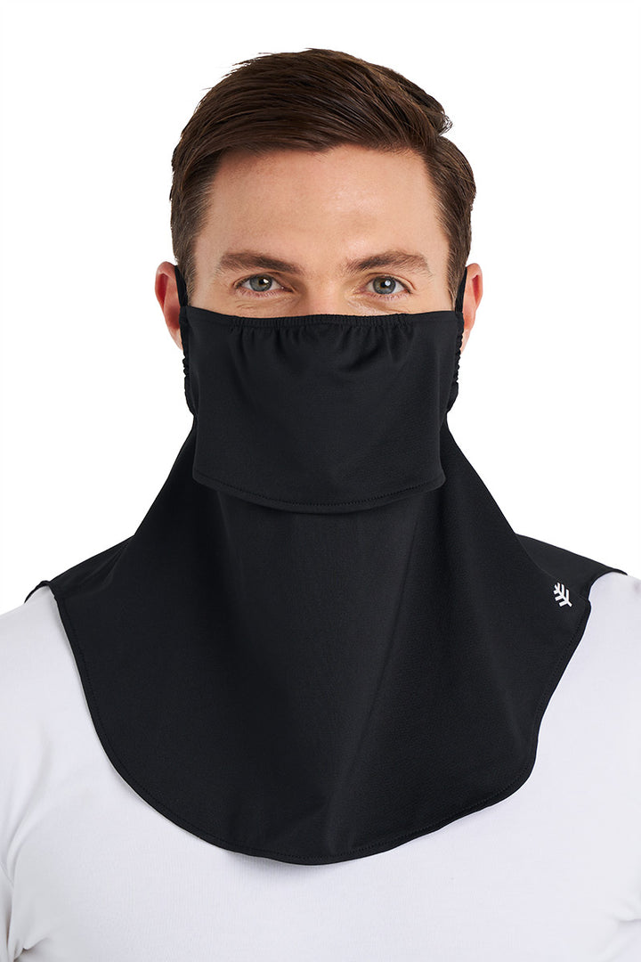 Masker Upf UV Face Mask with Neck Coverage | Black UPF 50+