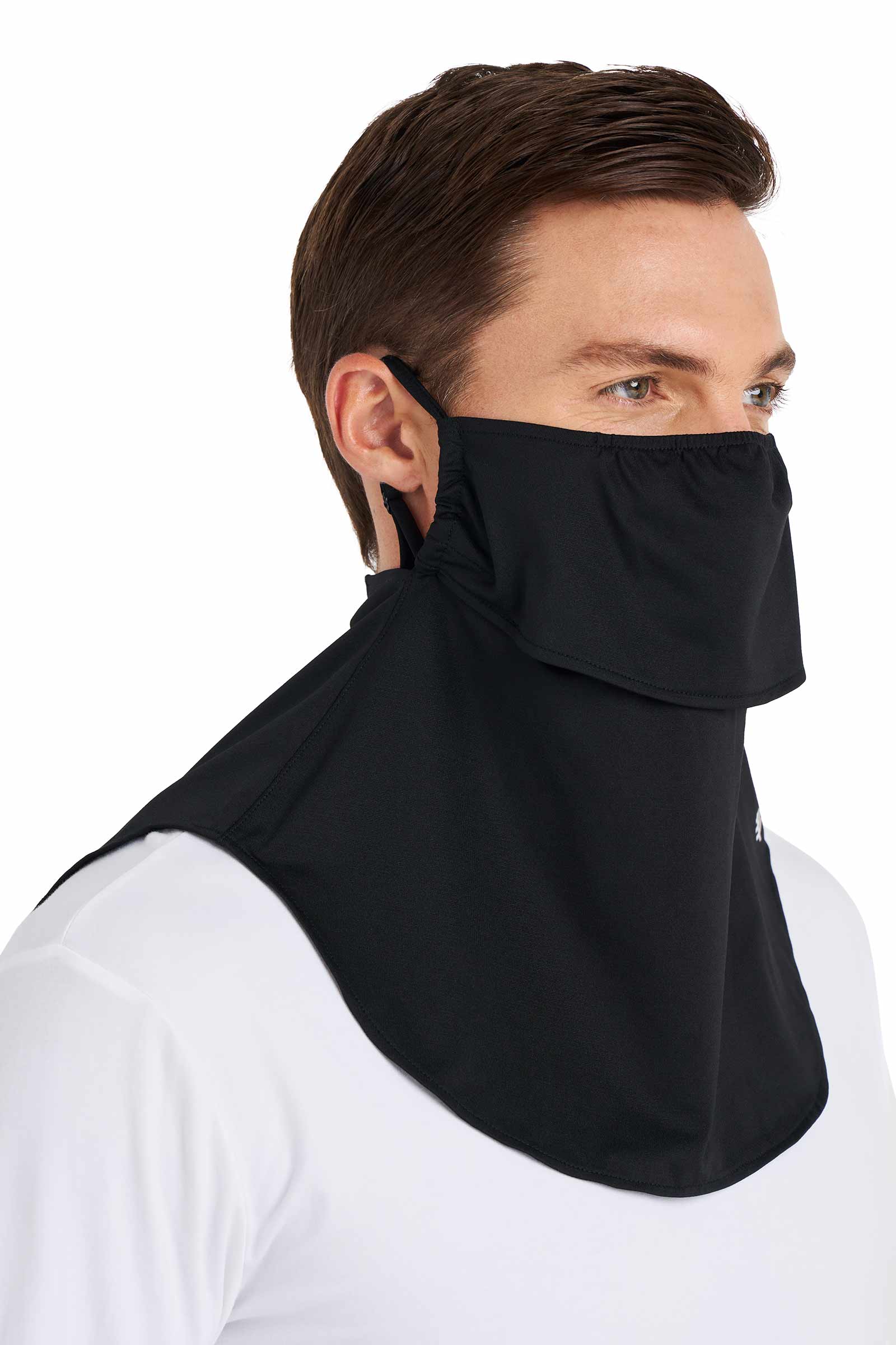 Masker Upf UV Face Mask with Neck Coverage | Black UPF 50+