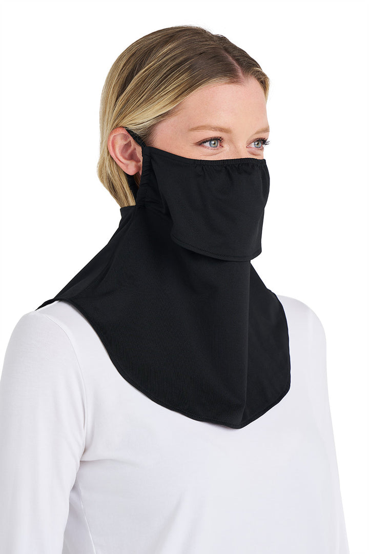 UV Face Mask with Neck Coverage | Black