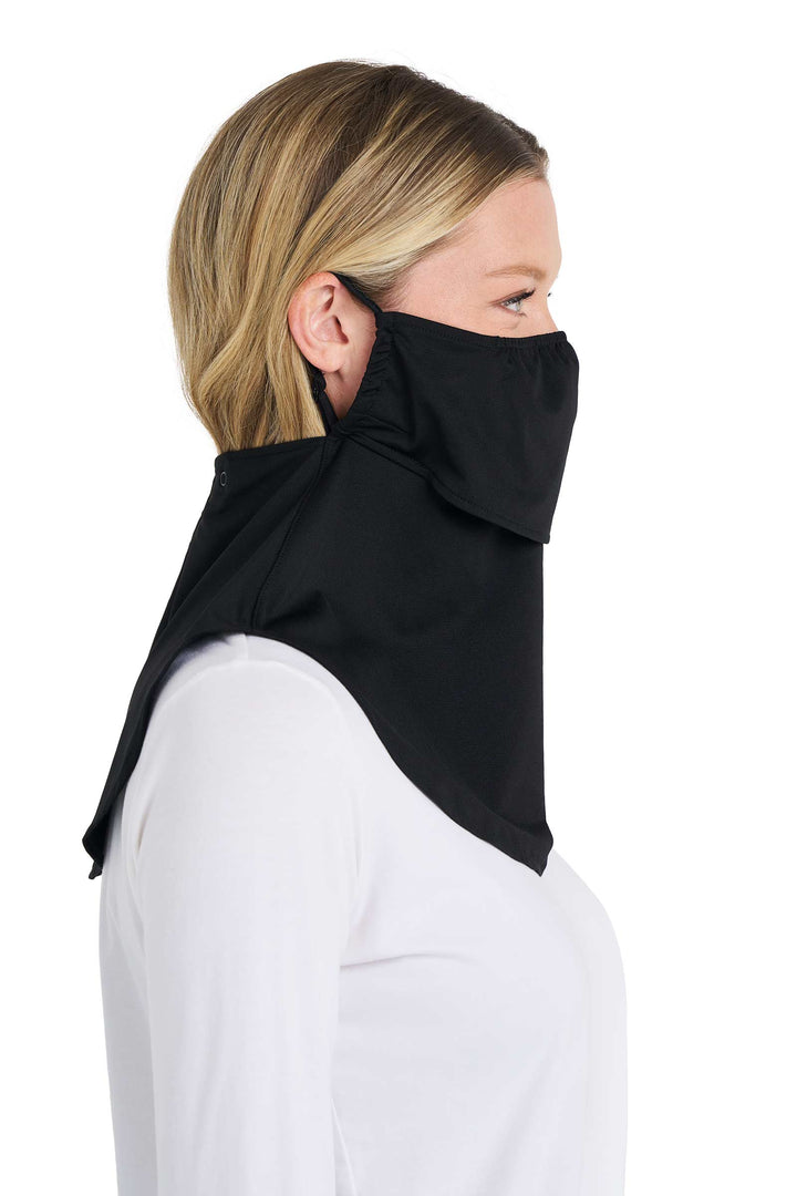 UV Face Mask with Neck Coverage | Black