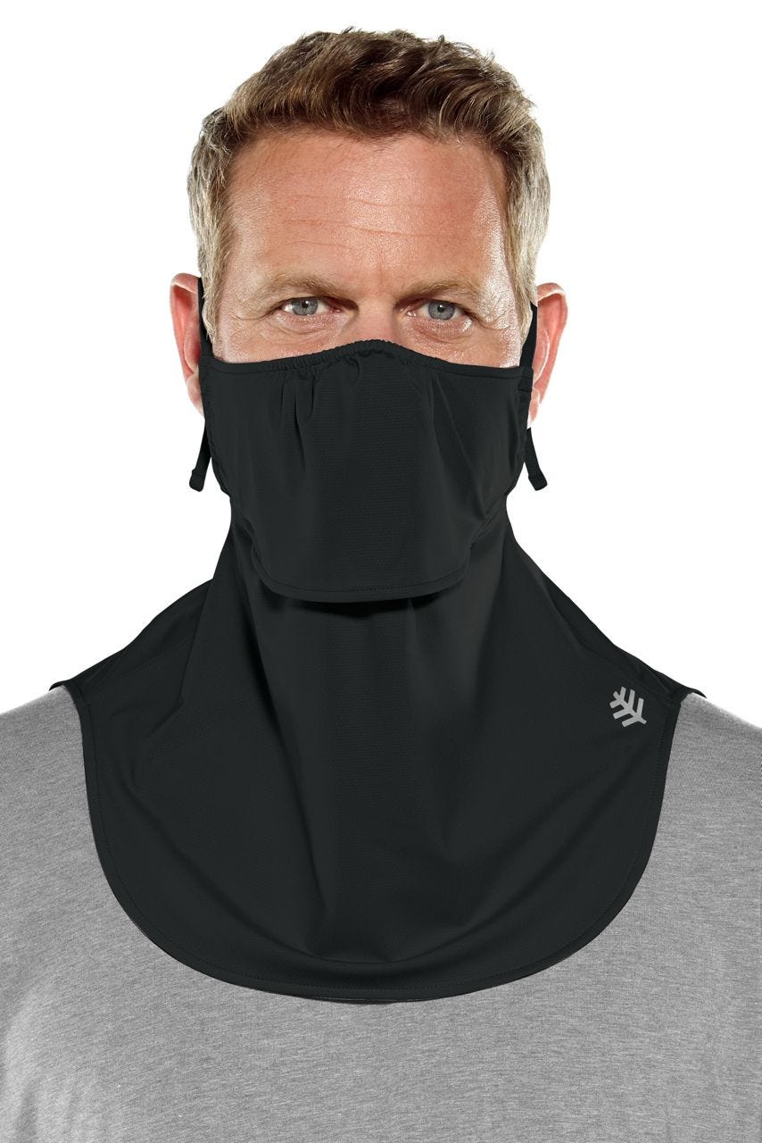 Masker Upf UV Face Mask with Neck Coverage | Black UPF 50+