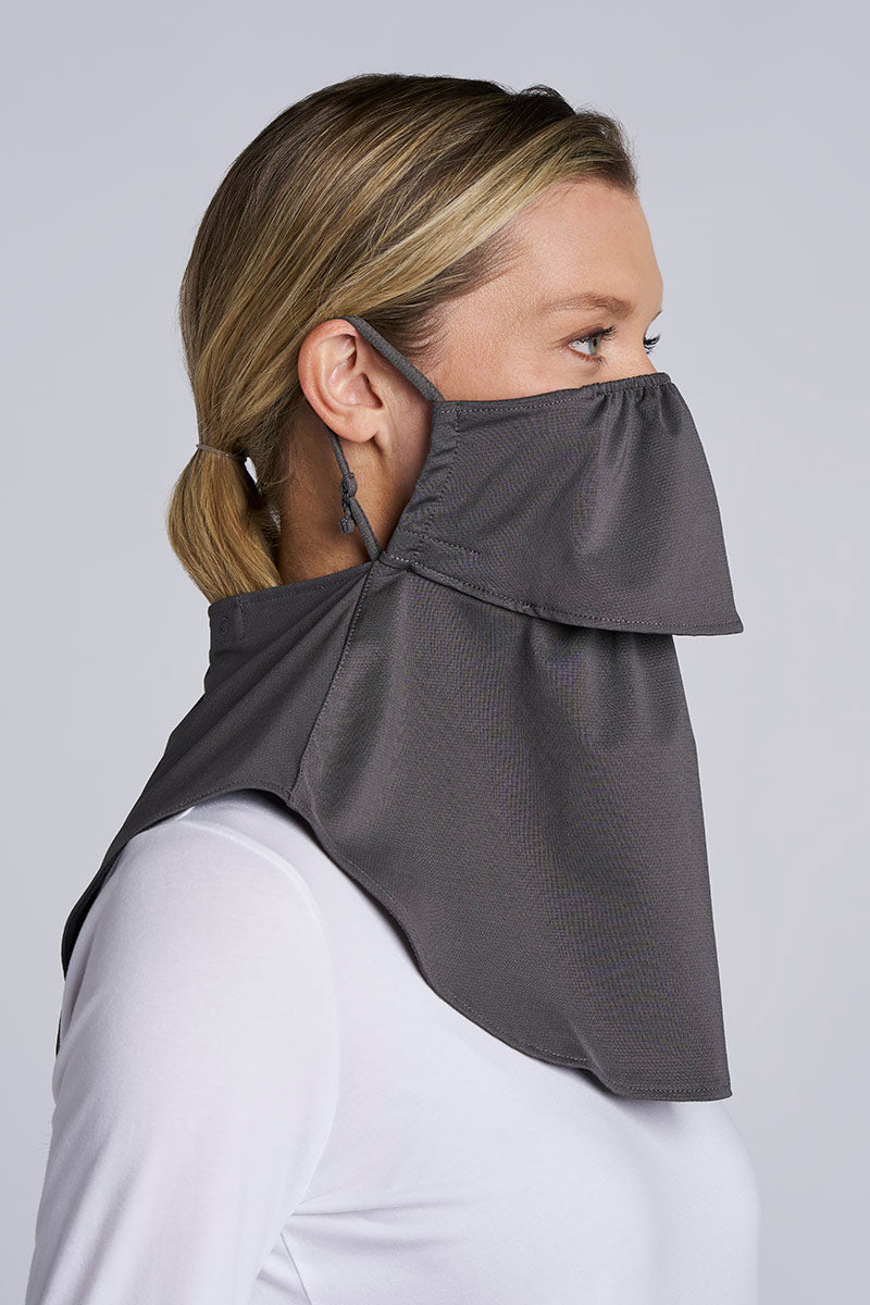 Vermilion Face Mask with Neck Coverage | Dusty Mauve UPF 50+
