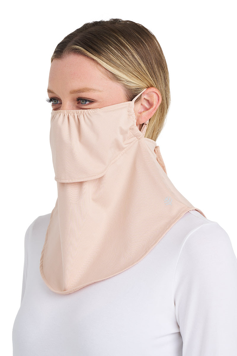 UV Face Mask with Neck Coverage | Dusty Mauve UPF 50+