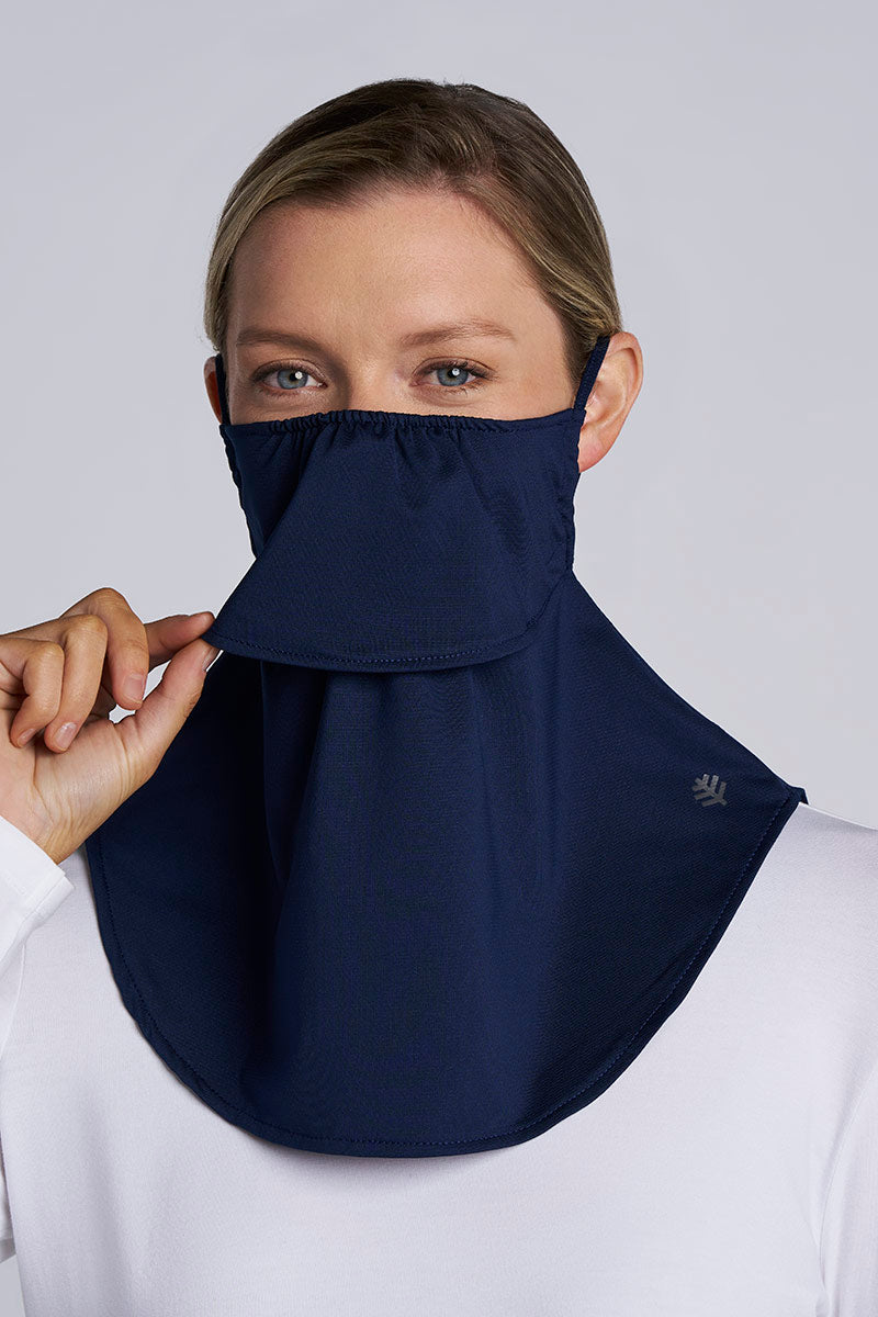 Vermilion Face Mask with Neck Coverage | Black UPF 50+