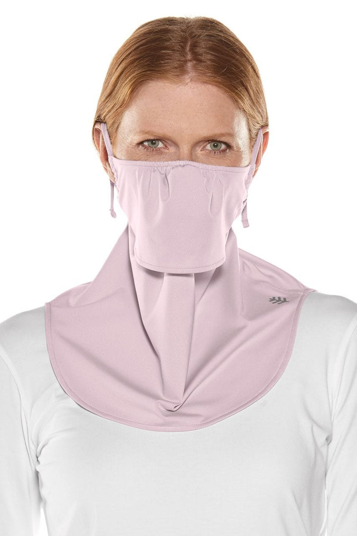 Coolibar UPF 50+ UV Layered Mask - Sun Protective (One Size- Charcoal)