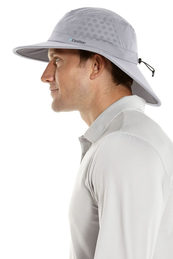 Coolibar Fore Golf Hat - Steel Grey / S/M