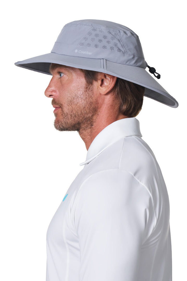 Performance Golf Hat with Wide Brim | Steel Grey