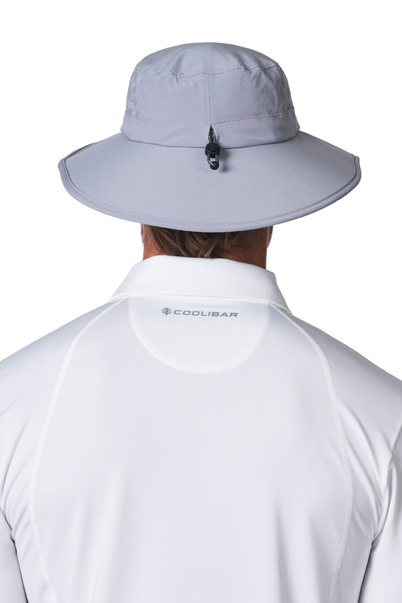 Fore Performance Golf Hat with Wide Brim | Steel Grey UPF 50+