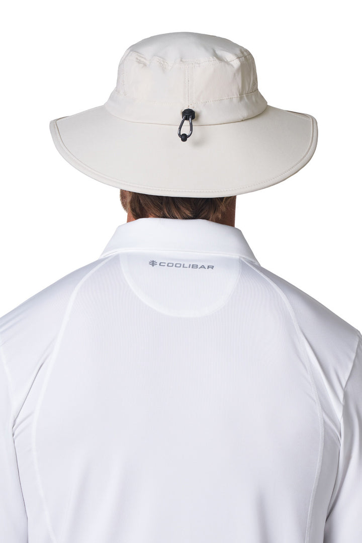 Performance Golf Hat with Wide Brim | Stone