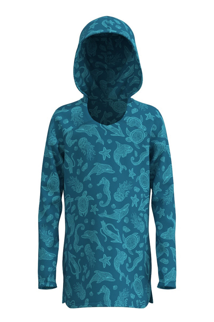 Girls' Swim Cover-Up | Bluejay Ocean Animals