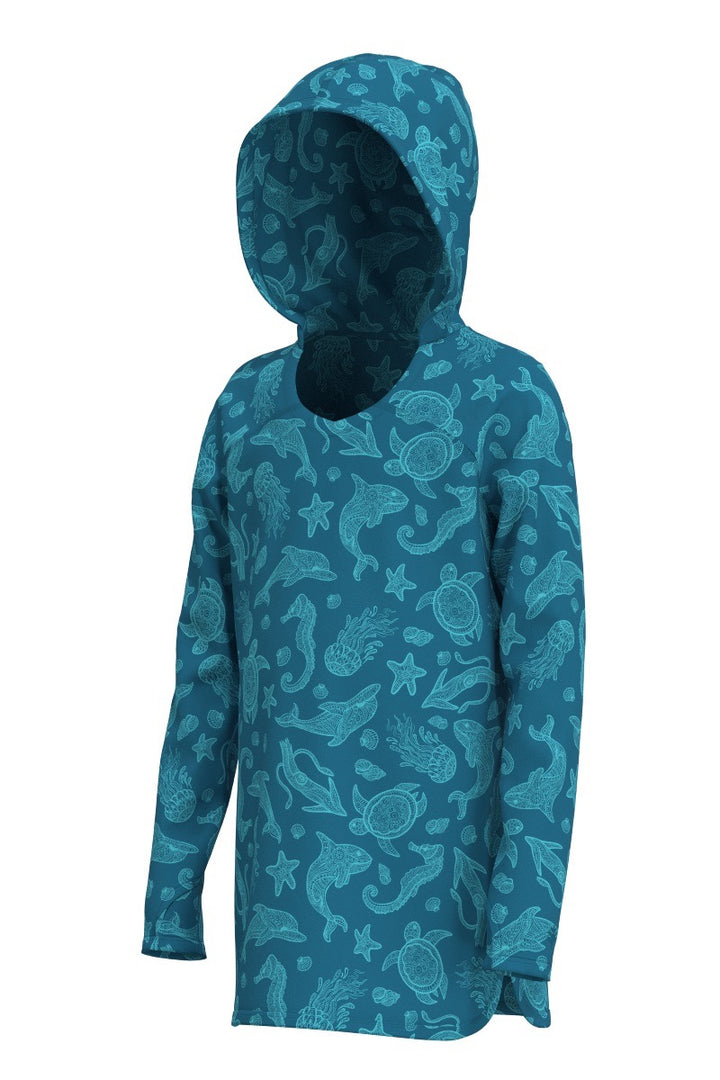 Girls' Swim Cover-Up | Bluejay Ocean Animals