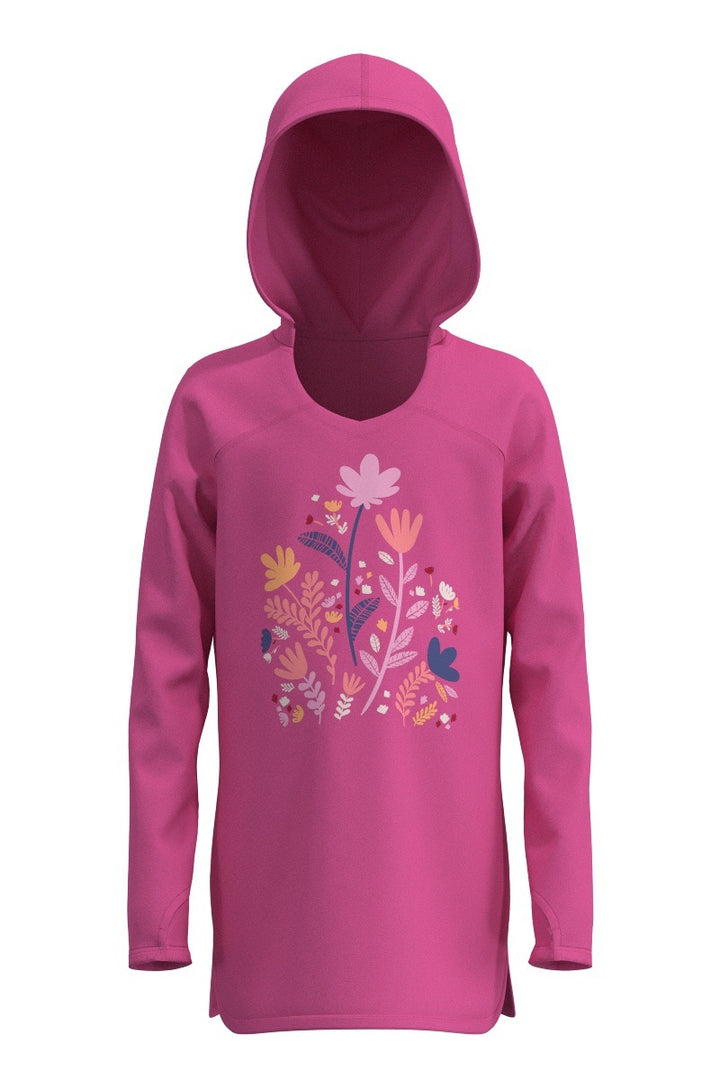 Girls' Swim Cover-Up | Tulip Pink Blooming Forest