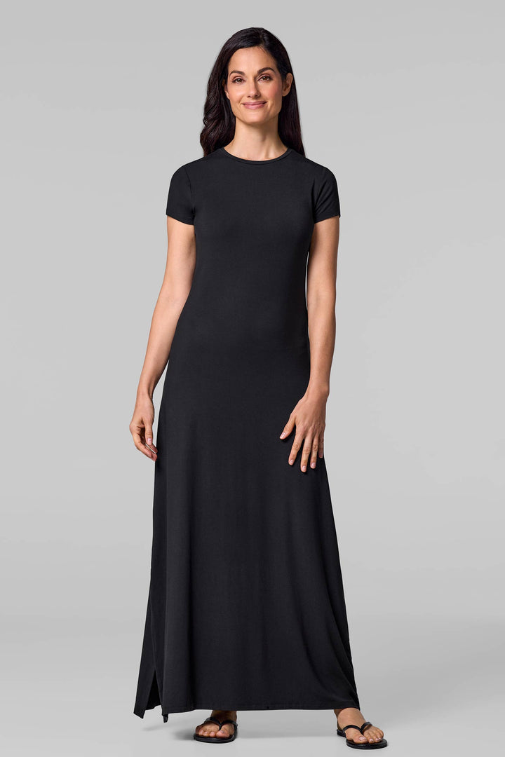 coolibar Women's Dounelle Maxi Dress | Black