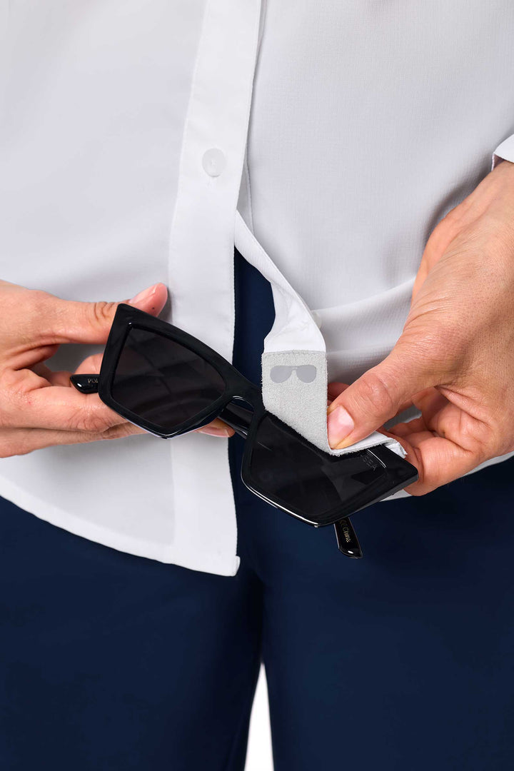 Women's Shirt with Roll-Up Sleeves | White