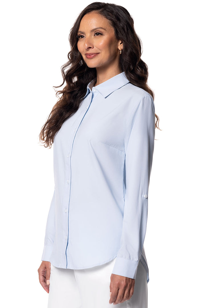 Hepburn | Women's Shirt with Roll-Up Sleeves
