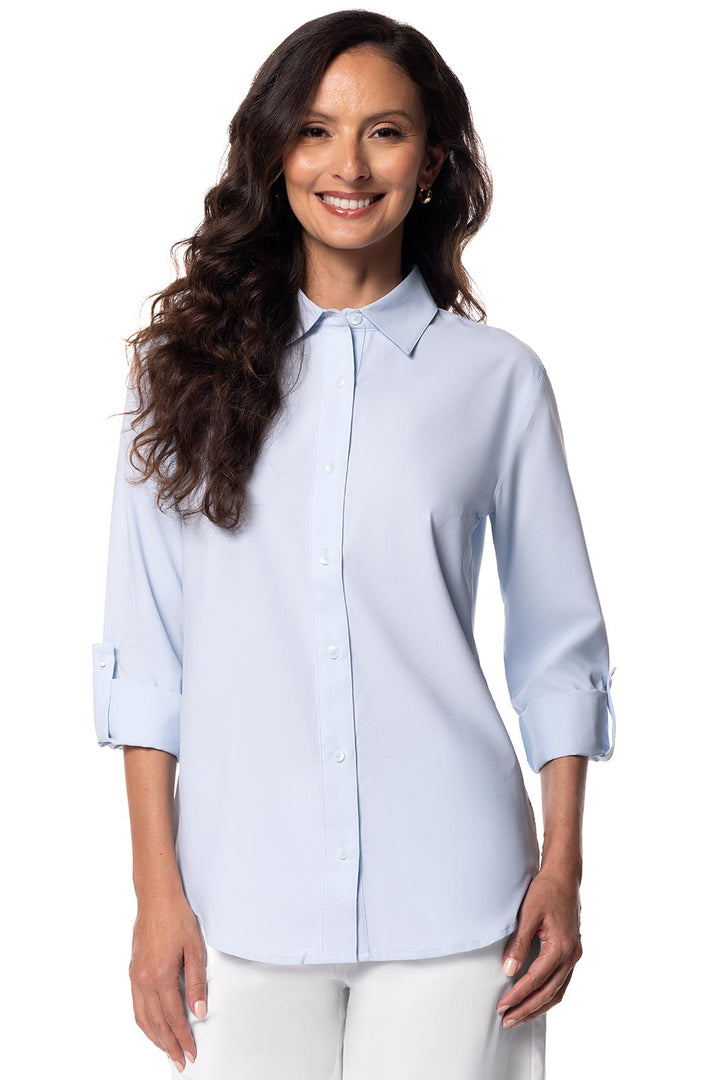 Women's Hepburn Shirt with Roll-Up Sleeves
