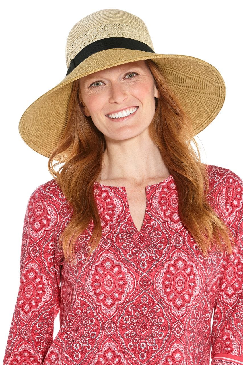 Women's Shannon Wide Brim Beach Hat UPF 50+ Coolibar