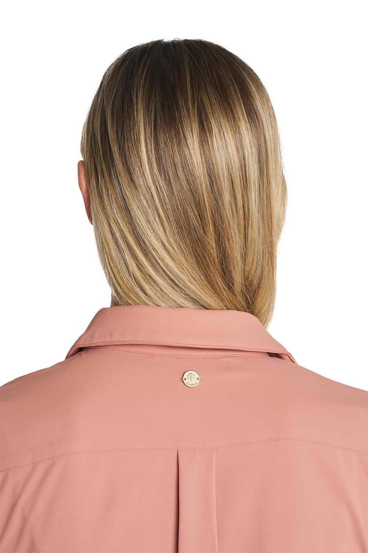 Women's Long Sleeve Shirt | Mocha Mousse