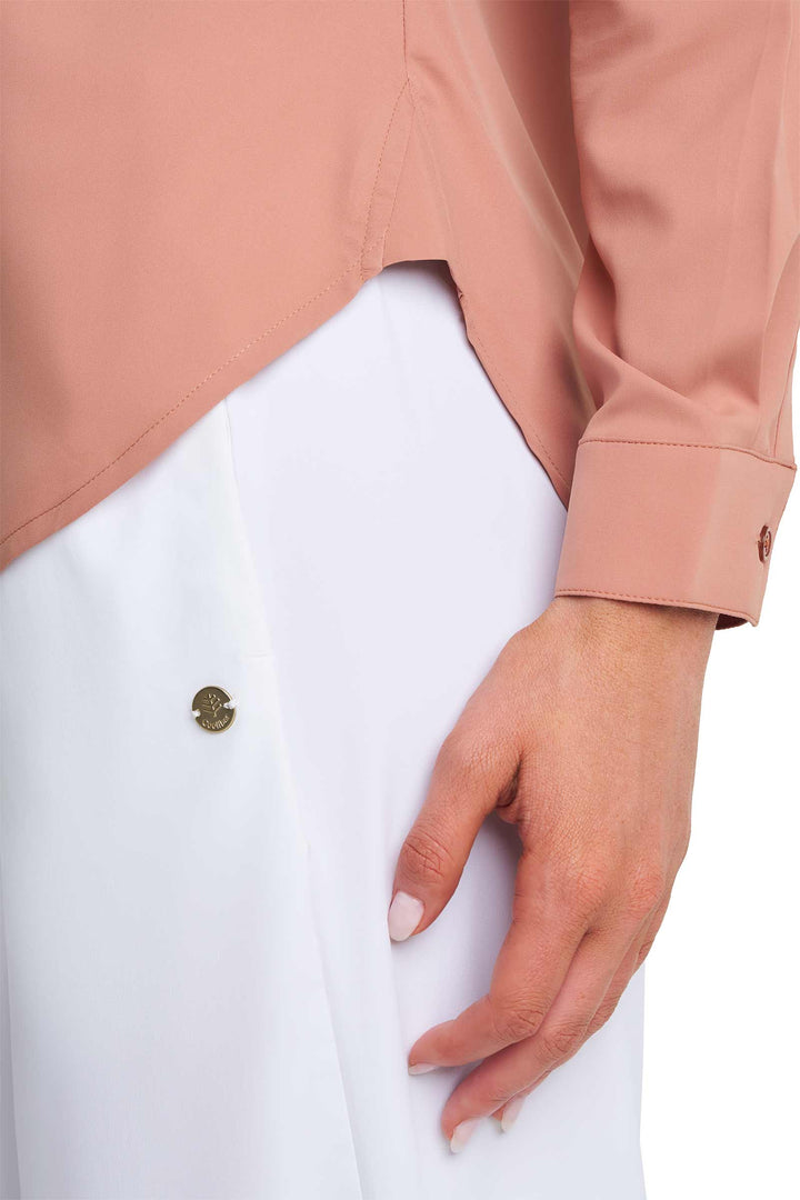 Women's Long Sleeve Shirt | Mocha Mousse