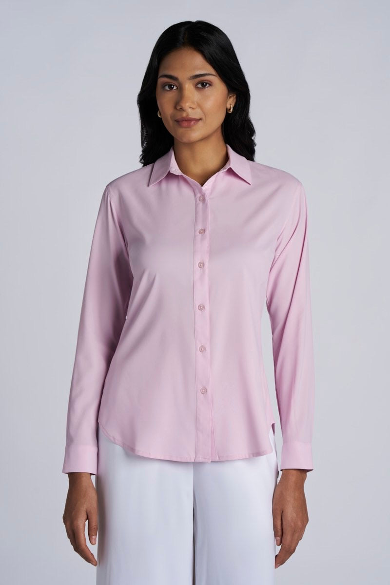 Women's Rhodes Long Sleeve Shirt | Misty Aqua UPF 50+