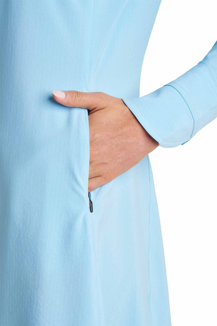 Travel Dress| Arctic Blue Stripe