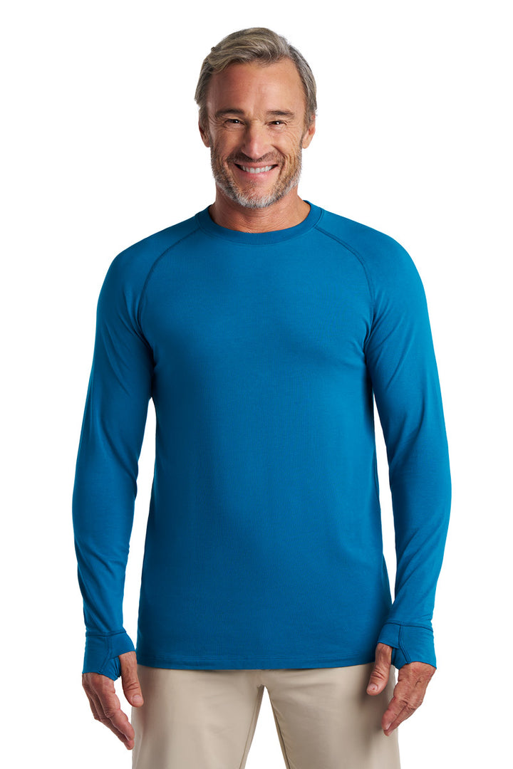 Men's Long-Sleeve T-Shirt with Thumbholes | Bluejay