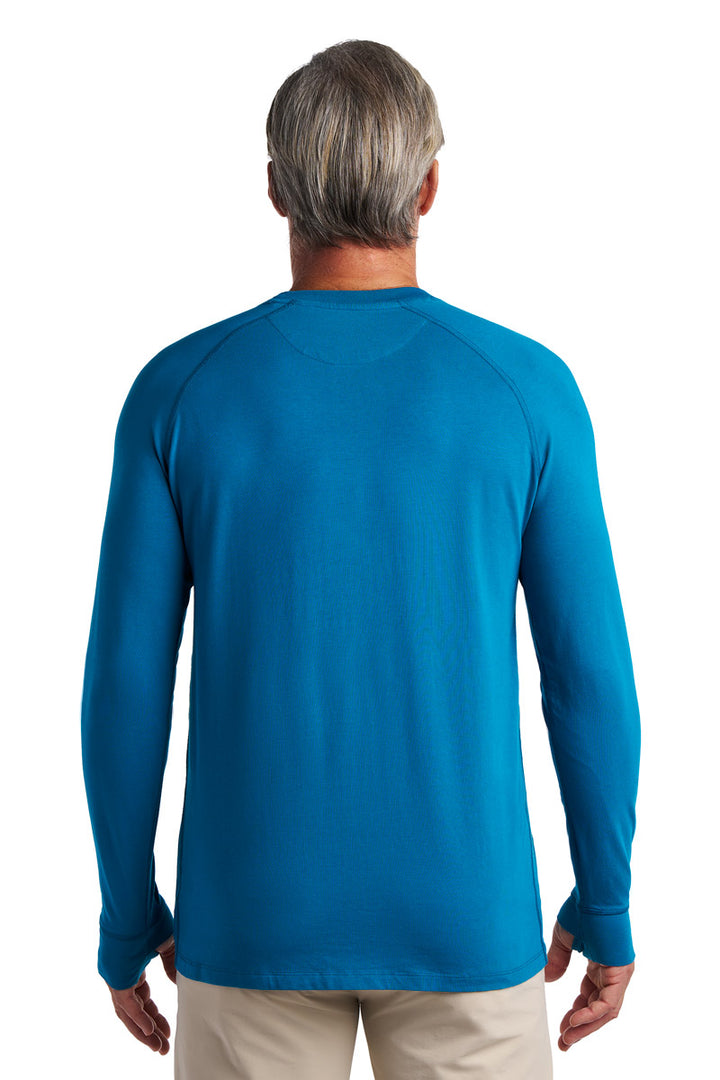 Men's Long-Sleeve T-Shirt with Thumbholes | Bluejay