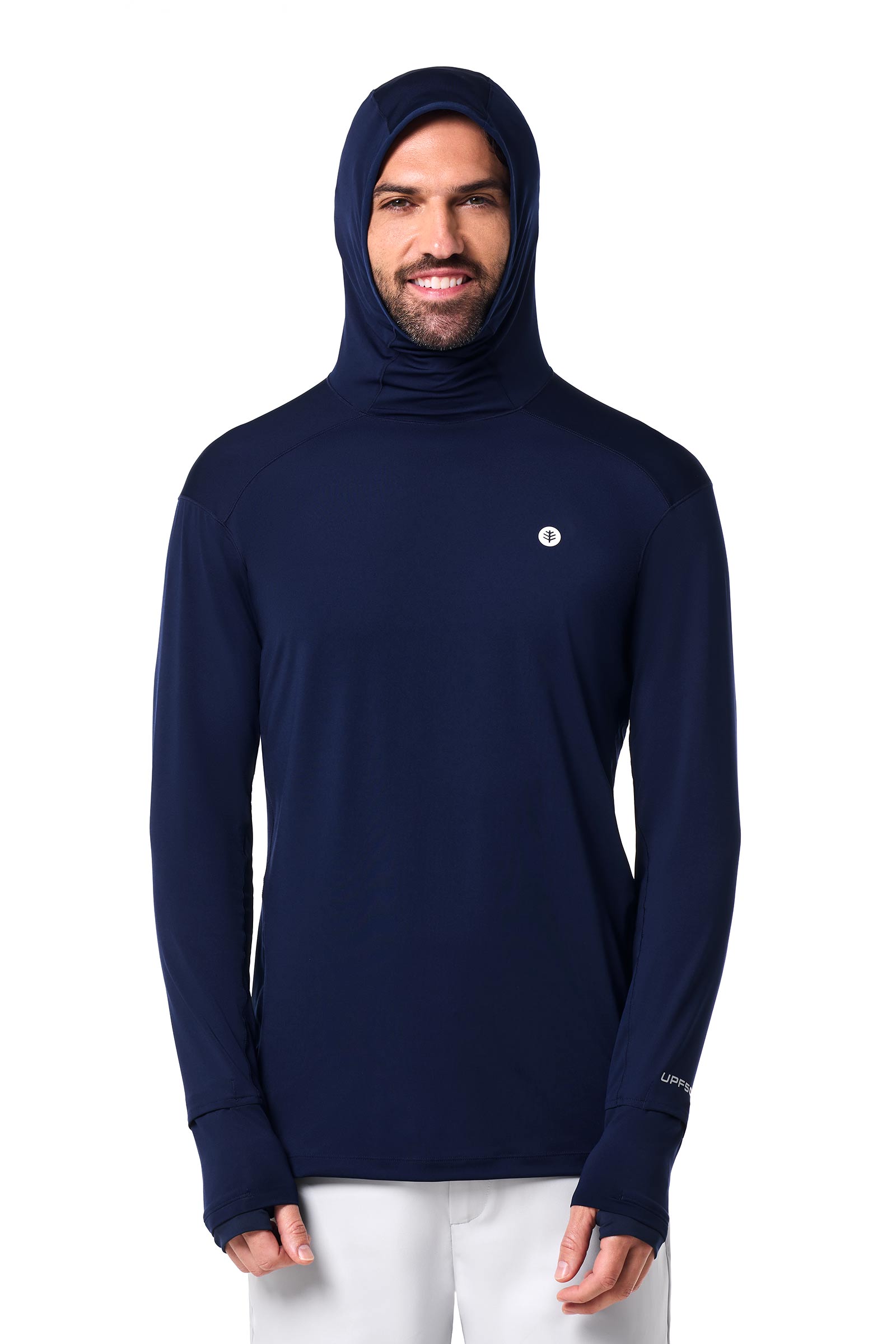 Men's Agility Performance Hoodie | Black UPF 50+
