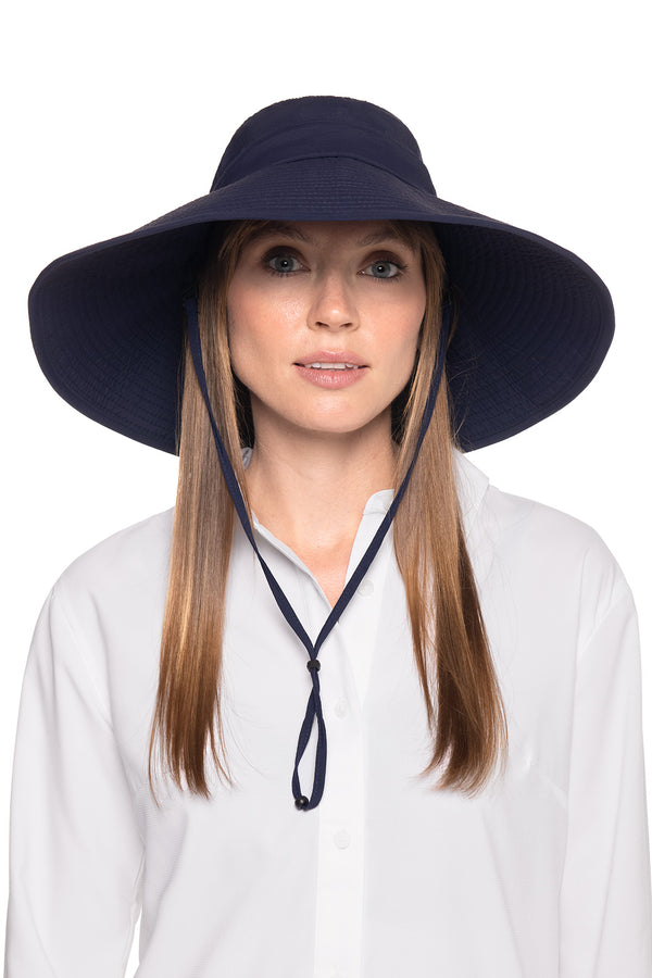 Cyd Travel Beach Hat | Navy UPF 50+ display picture 3