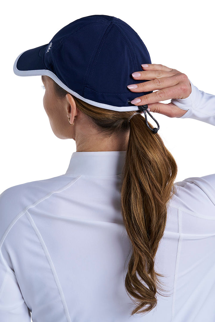Unisex Wave Rider Swim & Sports Cap | Navy UPF 50+