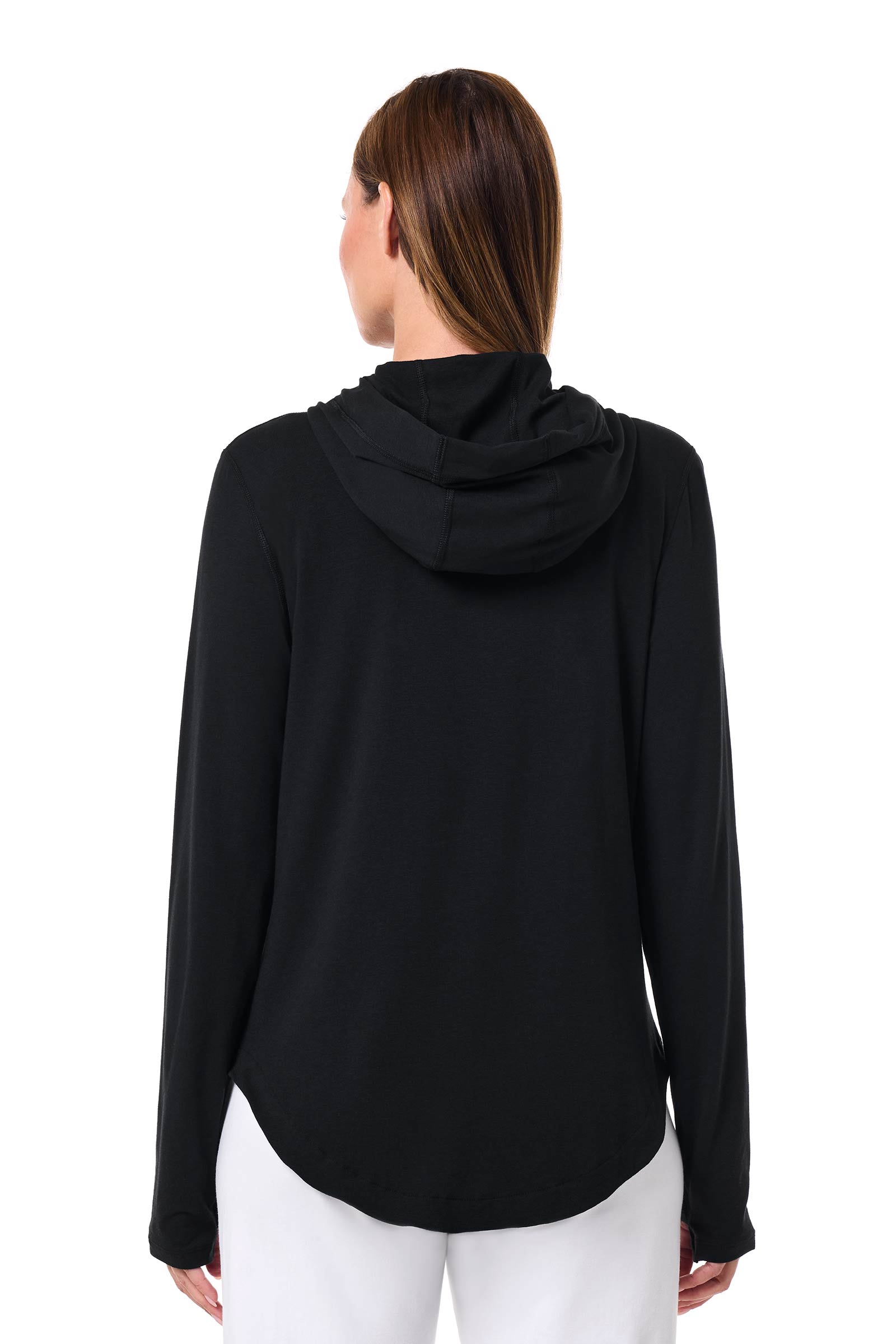 Tan Polka Dot Women's Zip Up Hoodie
