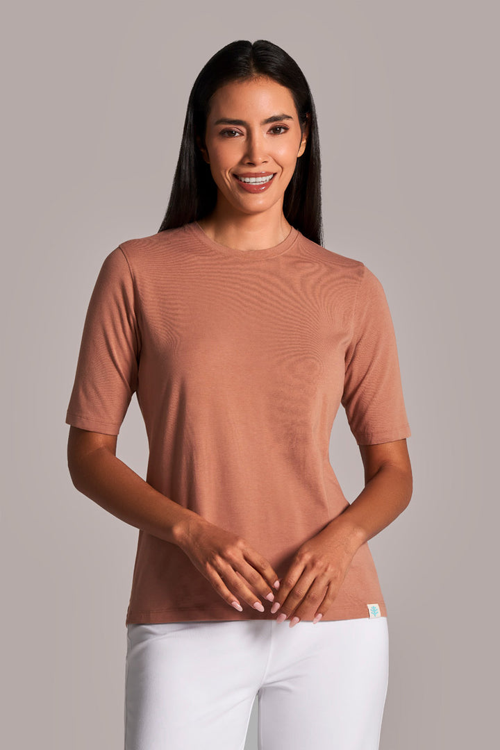 Women's Short Sleeve T-Shirt | Mocha Mousse