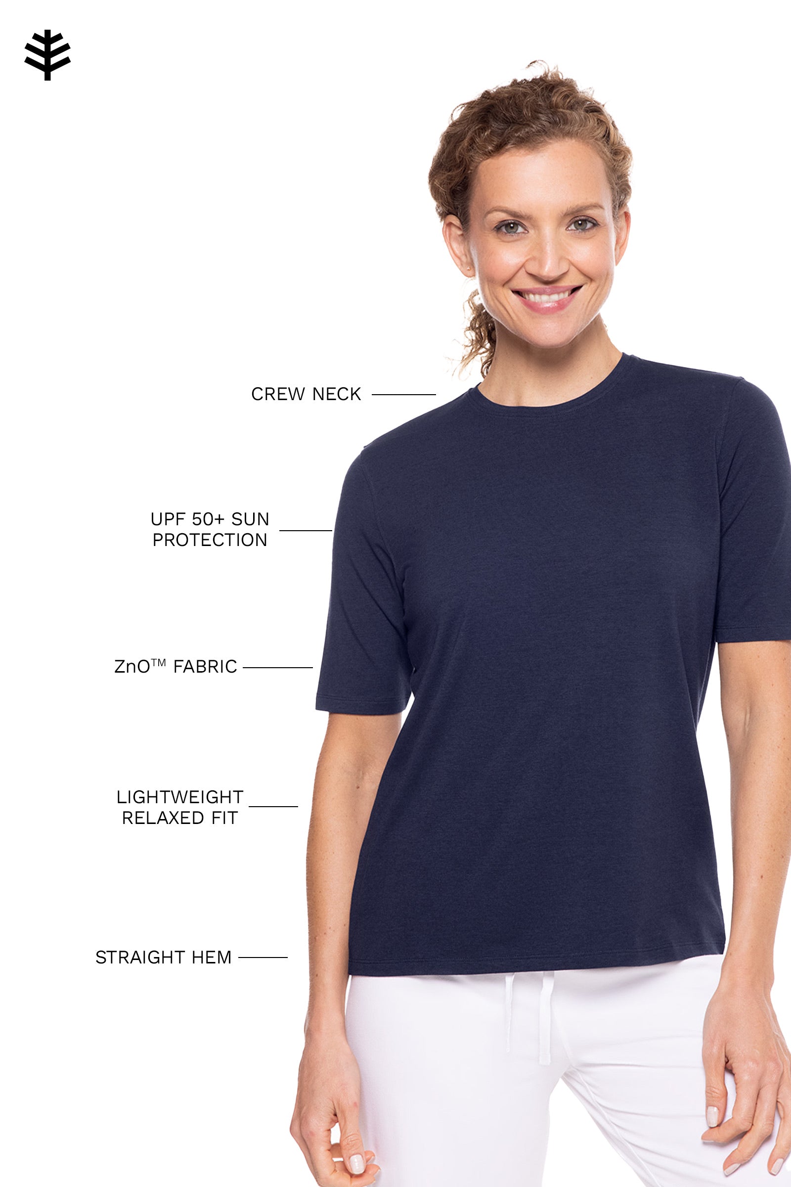 Women's Morada Everyday Short Sleeve T-Shirt | White UPF 50+