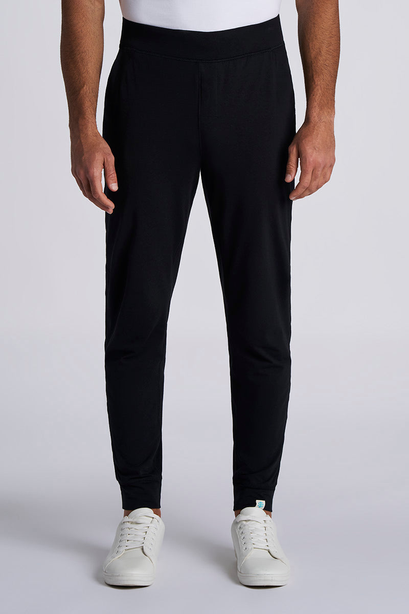 パンツ ACUOD BY CHANU Jogger Pants BLACK #2311 Men's LumaLeo Jogger Pants | Black UPF 50+