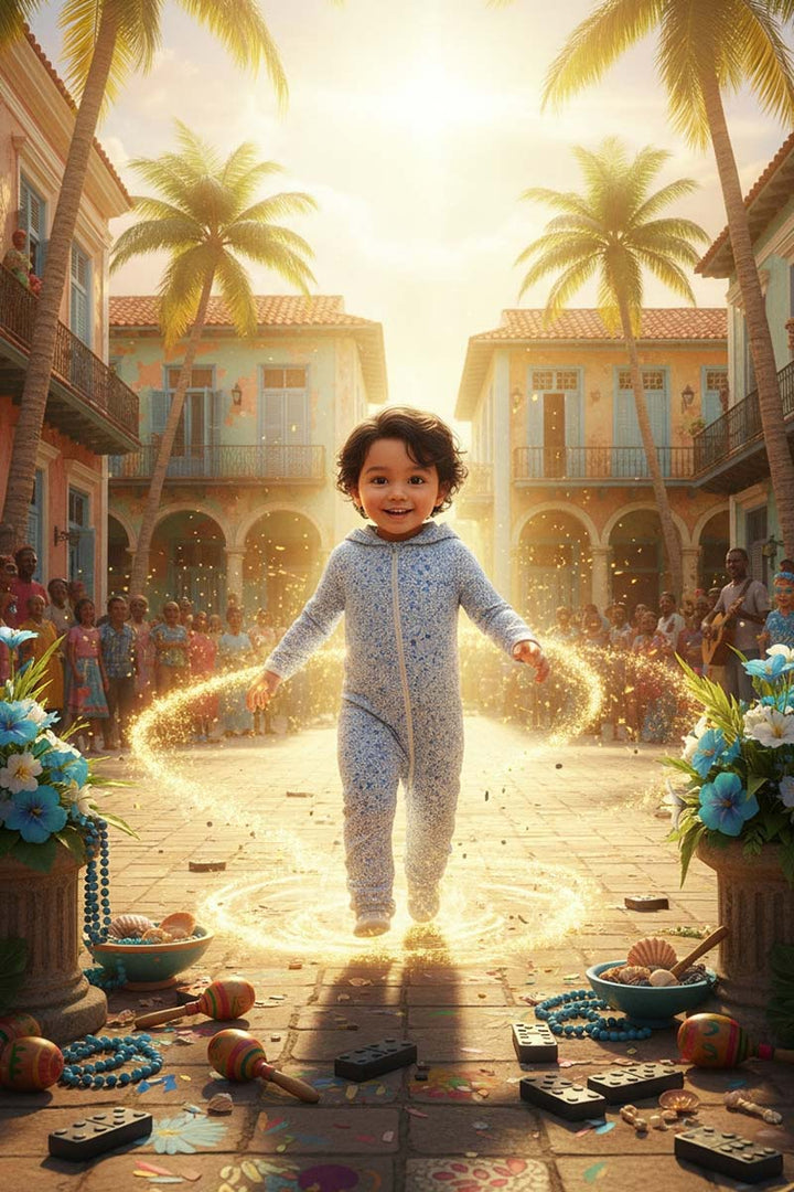 Baby's Full-Coverage Bodysuit | Malibu Blue Shell We