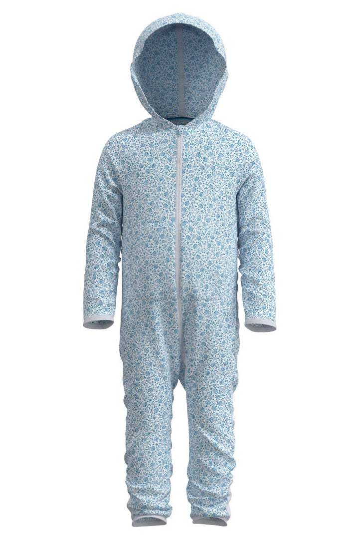 Baby's Full-Coverage Bodysuit | Malibu Blue Shell We